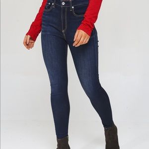 Rag & Bone High Rise Skinny Jeans, Size 28